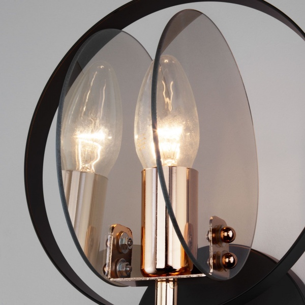 Бра Strotskis Gallo 1x60 Вт E14 черный 70121/1 