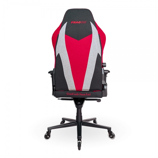 Крісло FRAGON Warrior чорний/сірий/червоний 
