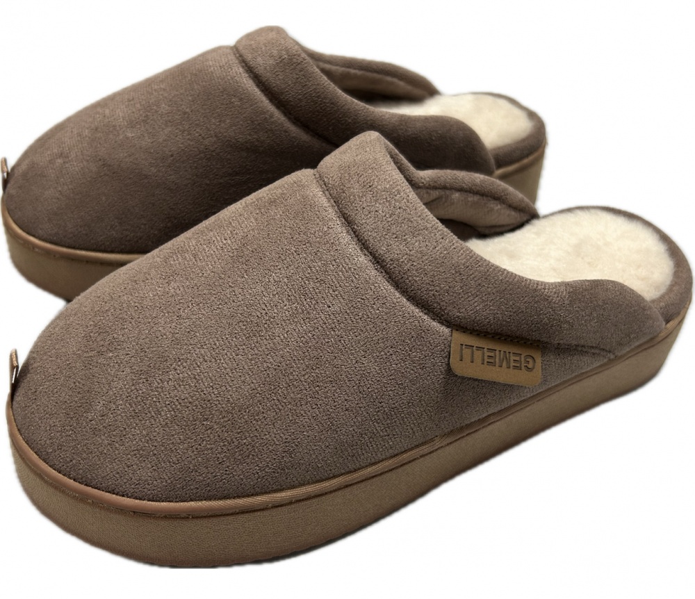 Тапки домашние Gemelli Замша р.40/41 коричневый