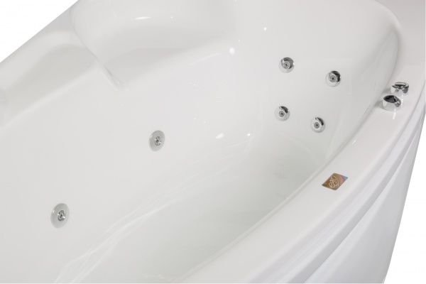 Ванна гидромассажная EGO Nicole 160х105 левосторонняя (6 компл.)