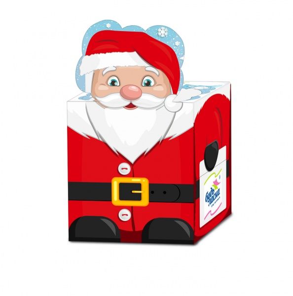 Салфетки гигиенические в коробке Будь Ласка Новый год 150 шт.