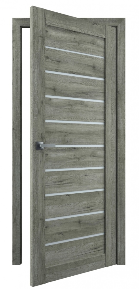 Дверне полотно Dverona 502 ПГ 700 мм дуб вулканічний