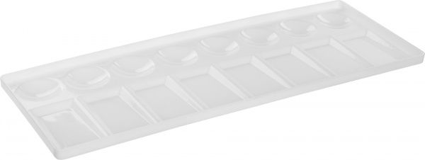 Палітра пластикова прямокутна професійна 11 * 30,5 см DKART & CRAFT