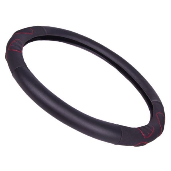 Чехол для руля Vitol PU 1410002 BK/BK L черный