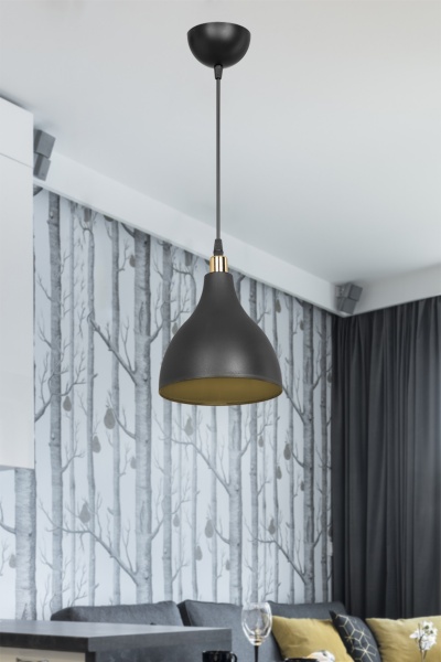 Підвіс Luna Ronda 1x60 Вт Е27 чорний MDL.4716 