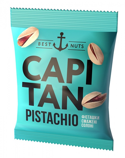 Фисташки CAPITAN соленые жареные 40 г
