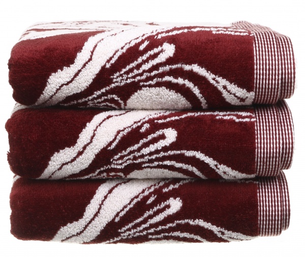 Полотенце Manchas 50x90 см красный 