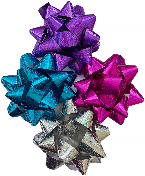 Бантики для украшения подарка