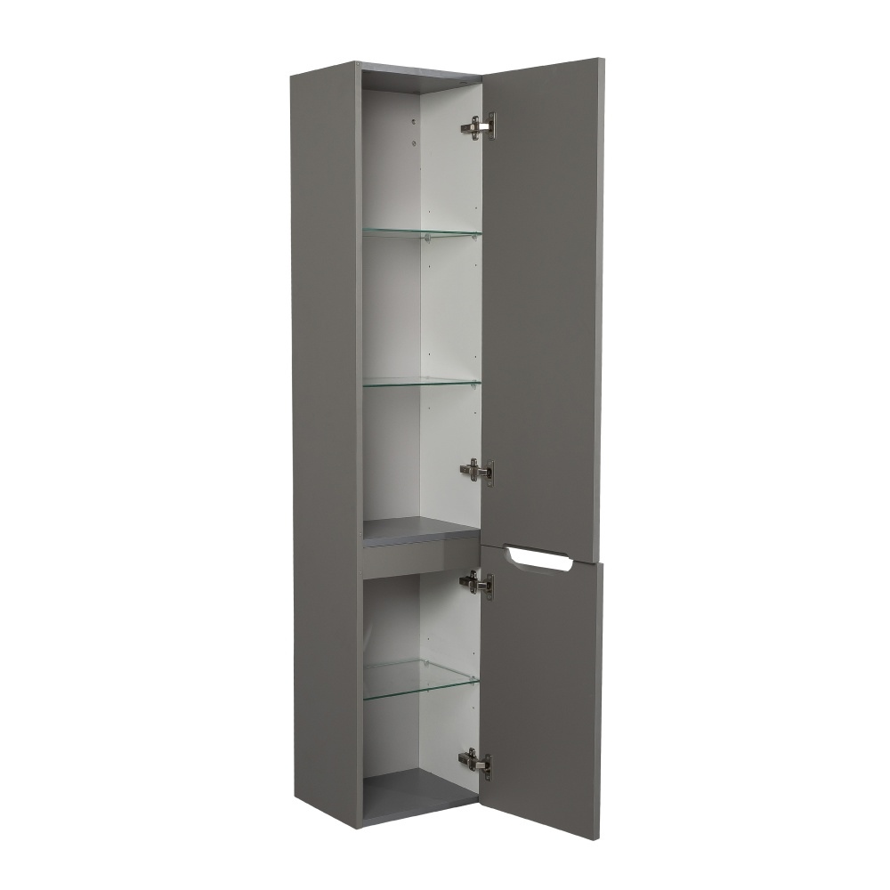 Пенал підвісний Aqua Rodos МОДЭНА STONE-GRAY-MATT правий