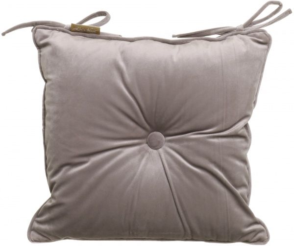 Подушка на стул Велюр 40х40 см бежевый La Nuit