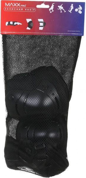 Комплект защиты MaxxPro YX-0401A-B р. L черный