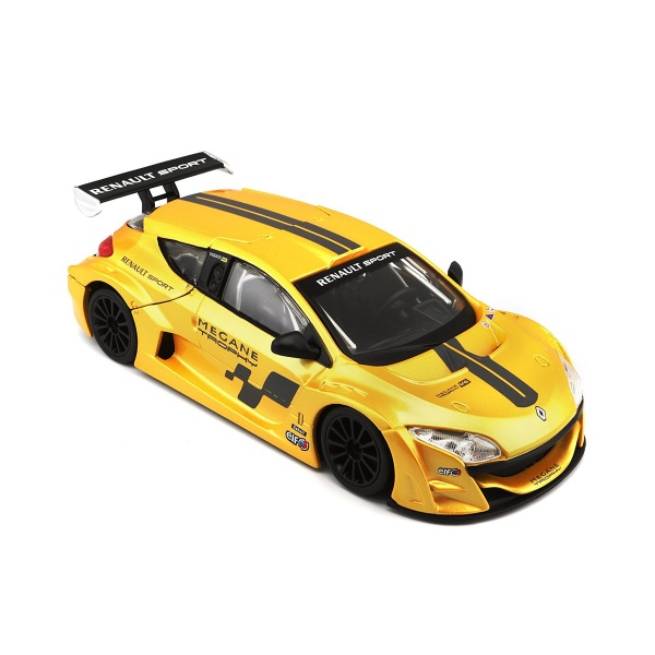 Автомодель Bburago 1:24 Renault Megane Trophy жовтий металік 18-22115