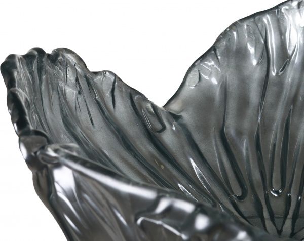 Фруктовница серебрянная стеклянная Palma 44х36х17 см Antonio Tammaro