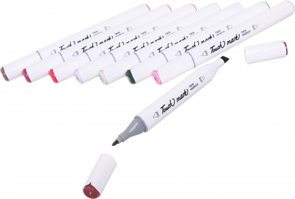 Набір двосторонніх маркерів Touch mark 48 кольорів різнокольоровий 