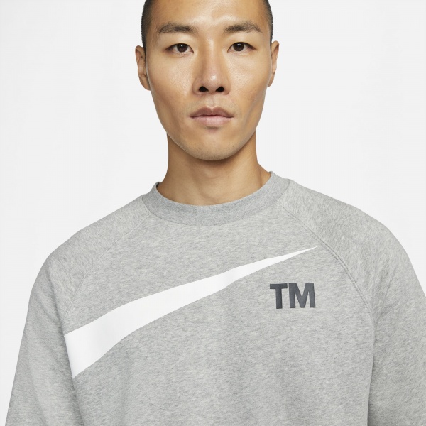 Свитшот Nike M NSW SWOOSH SBB CREW DD5993-063 р. M серый