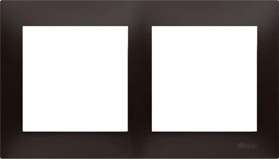 Рамка двухместная Simon Premium универсальная антрацит DR2/48