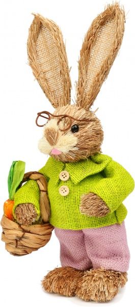 Декорация пасхальная Зайчик с морковкой