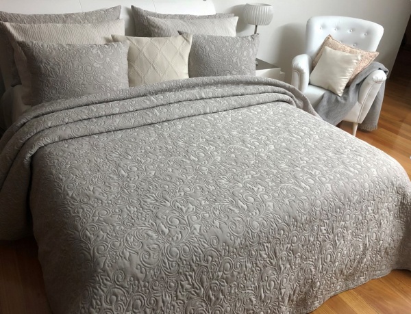 Покривало Pablo 160x220 см La Nuit сірий 