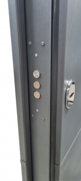 Дверь входная Булат Elegant 703 грей 2050x950 мм левая