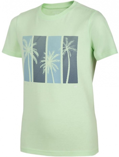 Футболка 4F HJL22-JTSM015-72S р.164 салатовый