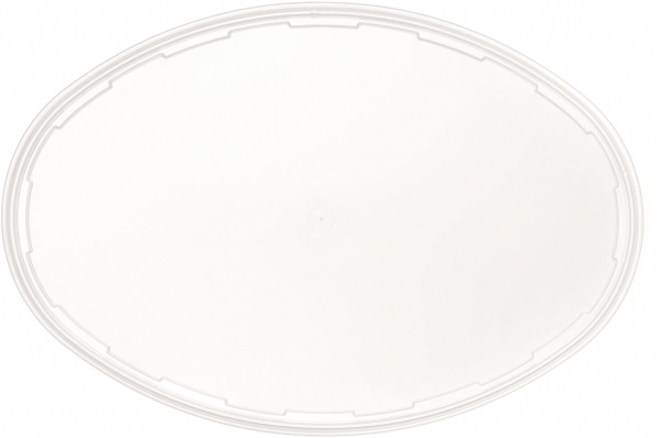 Кришка Poliplast для відра овального 5л прозорий 