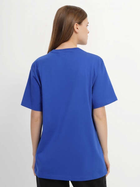 Футболка Converse STANDARD FIT CENTER FRONT CHUCK PATCH CORE TEE 10025459-400 р.S синій