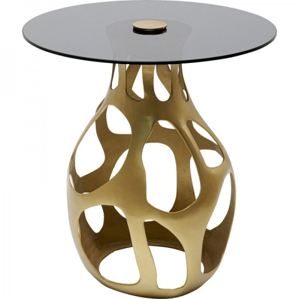 Стол декоративный KARE Design Volcano gold 60x60x60 см (86384) 