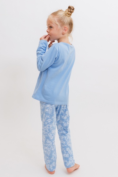 Пижама для девочек KOSTA р.98–104 голубой 2347-5 
