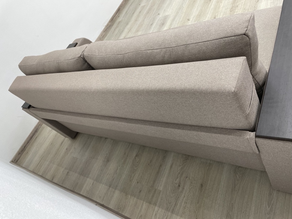 Диван прямий Елегант Епісофт Діжон ліва ніша капучино 2400x1060x890 мм