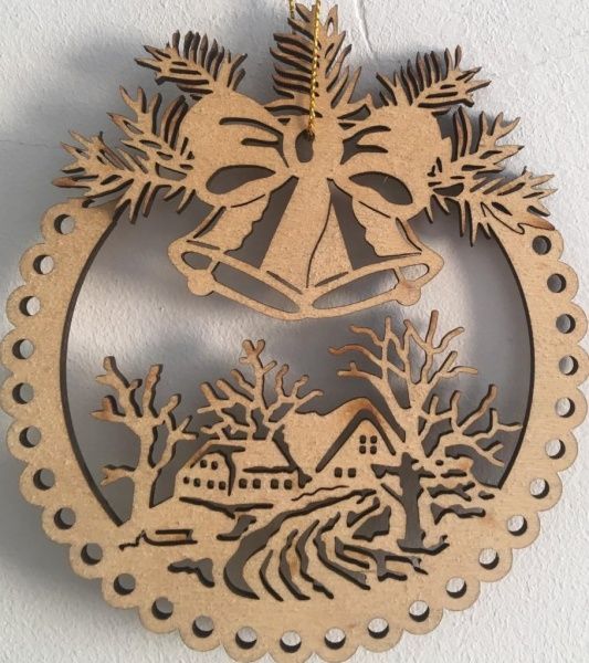 Підвіска Різдвяні дзвіночки 115 см 