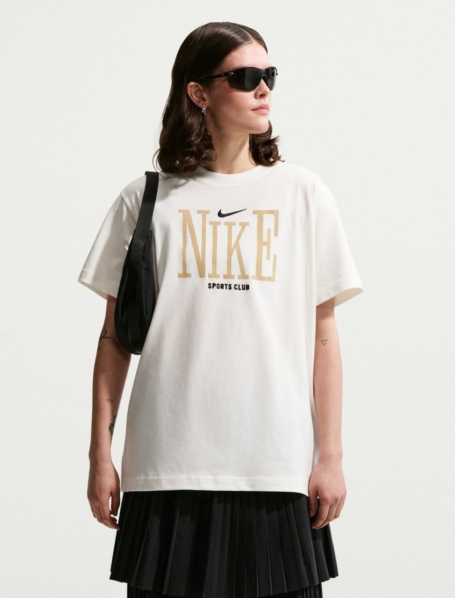 Футболка Nike W NSW CLSC BF OC INCONNECT TEE IR7888-133 р.S бежевий — фото 1