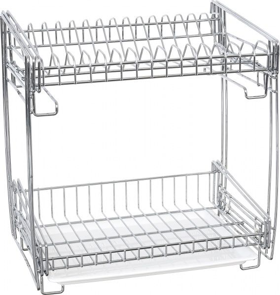 Сушка 2-уровневая с поддонами SU 28 хром DC