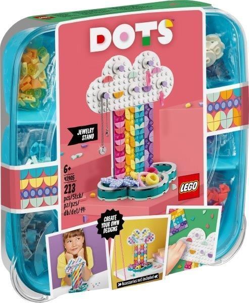 Конструктор LEGO Dots Подставка для украшений «Радуга» 41905