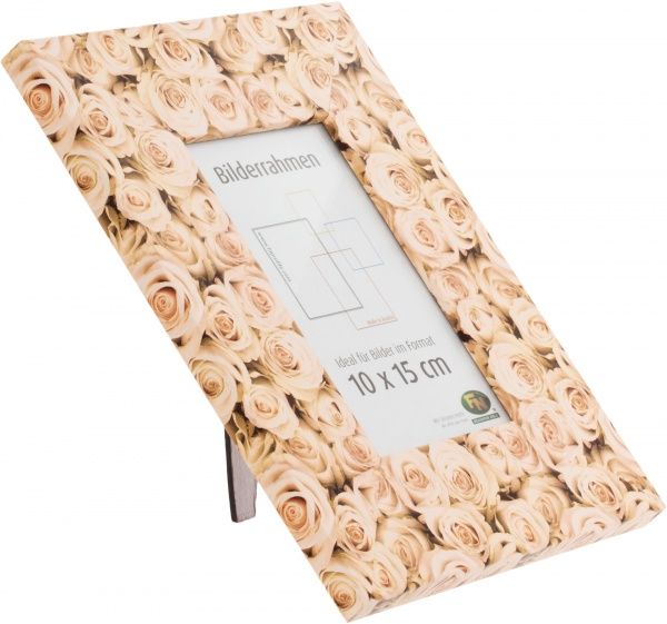Рамка для фото FN Neuhofer Holz Троянди жовті 712997 10x15 см 