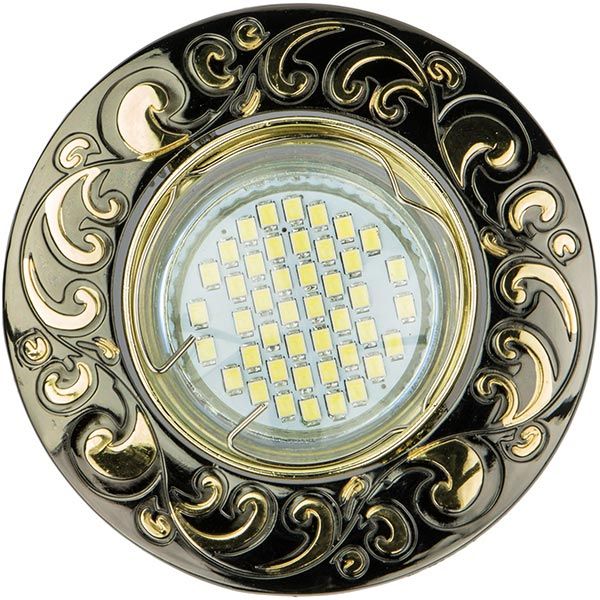 Світильник Feron DL2005 G5.3 чорний/золото