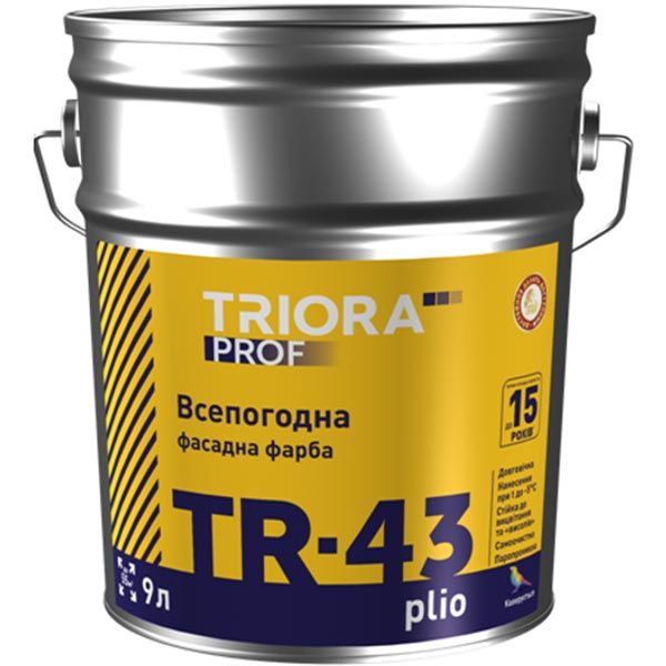 Краска Triora TR-43 plio 9 л
