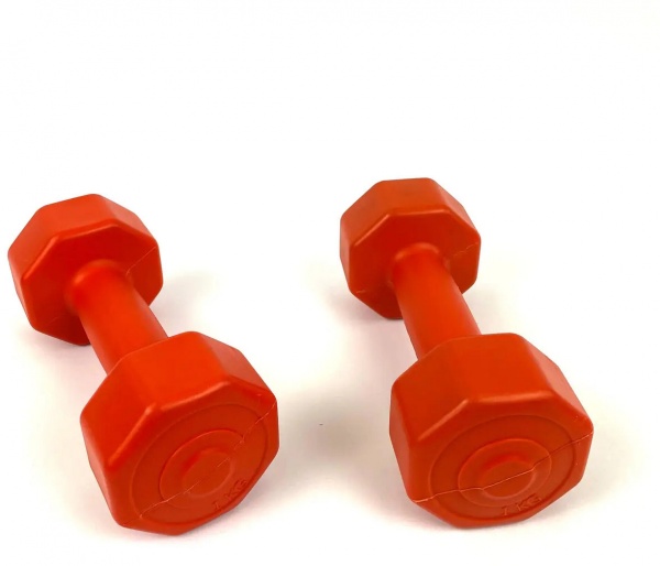 NEO-SPORT Гантелі 2 шт по 4 кг. Neo-Sport сірий 