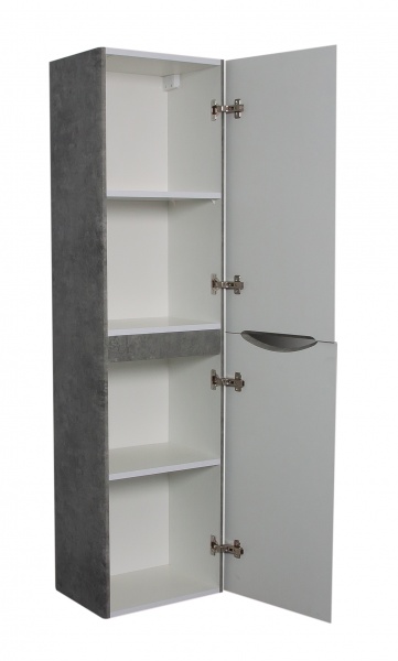 Пенал подвесной Aqua Rodos Vista серый мрамор 40 см