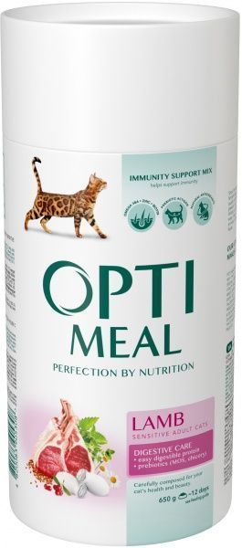Корм Optimeal с ягненком 650 г