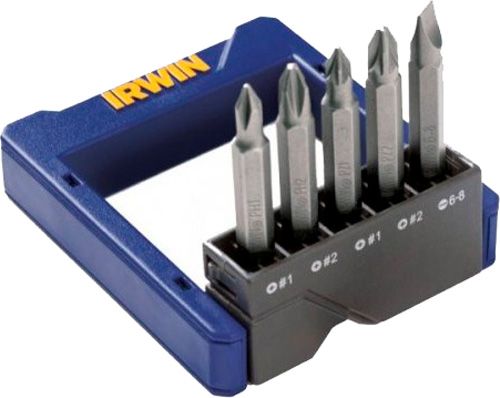 Набор бит Irwin (PH1,2, PZ1,2, SL6,5) 5 шт. 1868194