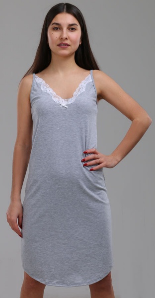 Нічна сорочка Levtam Ніжність р. M сірий 