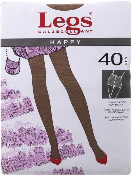 Колготки женские Legs 102 HAPPY 40 den amber р. 5 янтарный 