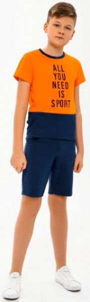 Шорты детские Smil 112214 р.134 серо-синий 