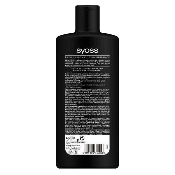 Косметичний набір для жінок Syoss Keratin