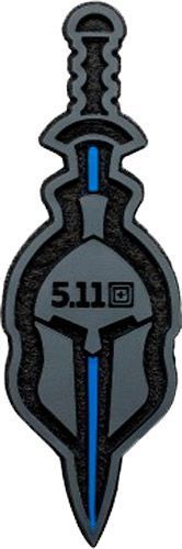 Нашивка 5.11 Tactical Spartan Blue Line Patch Blue 81726-676