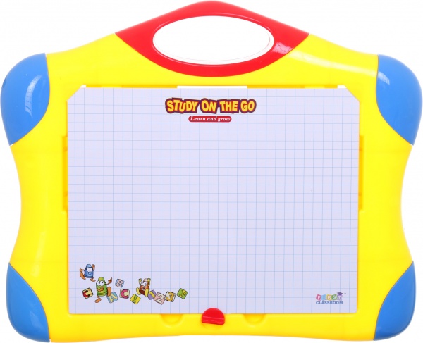 Доска магнитная Huamei магнитная Learning case 36.6х4.9х30 см с набором красно-желтая HM1113A