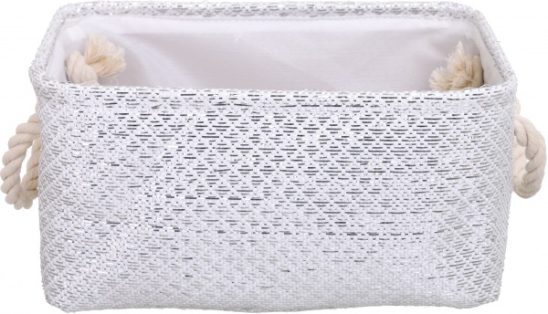Корзина Silver 32х22х16 см серебристый