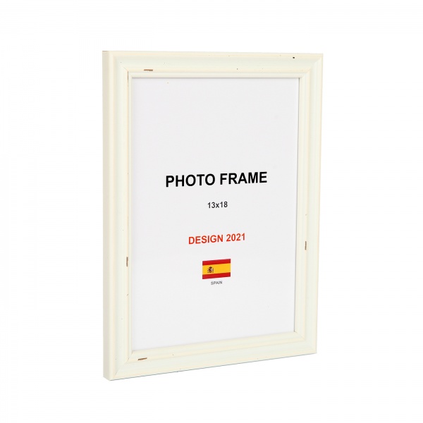 Рамка для фото 1 фото 13х18 см белый прованс 
