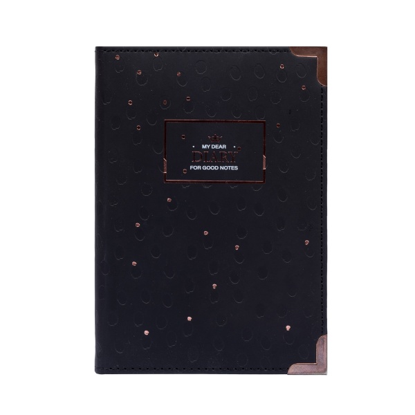 Щоденник недатований чорний YES Margot Black&White A6 2022