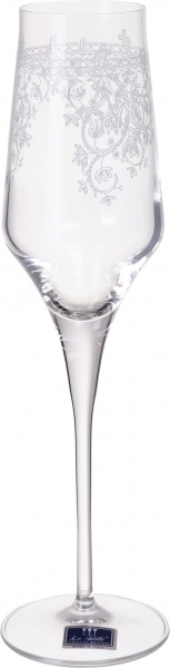 Набор бокалов для шампанского Contessa Royal White 240 мл 6 шт. Vema 